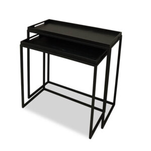 Mesa de arrime tipo bandeja Black