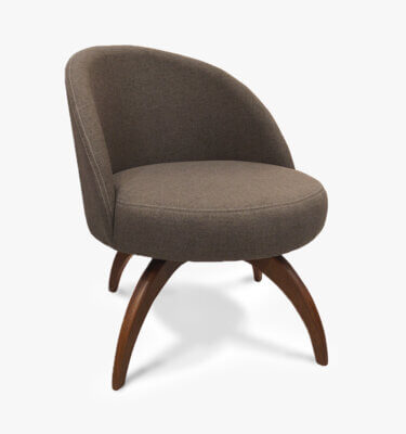 Poltrona Giratoria Nina Weive Brown