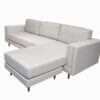 Sofa esquinero Lux Int Gris Plata 2