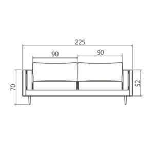 Planos Sofá Luxor 225