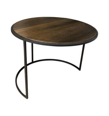 Mesa Nerissa en hierro y madera
