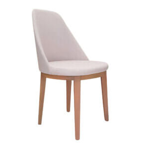 Silla tapizada simil lino