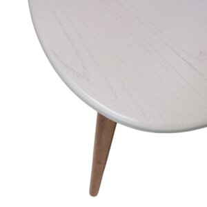 Mesa baja de diseño orgánico toda en Paraíso